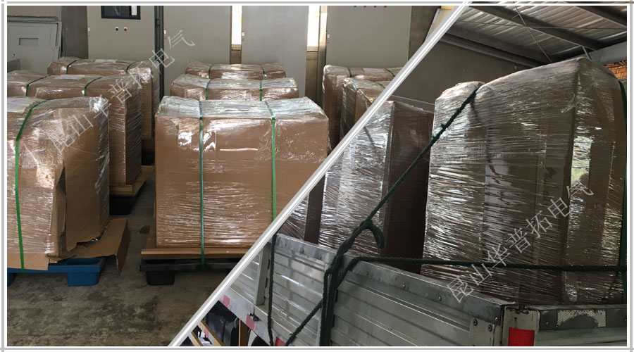 19臺變頻器控制柜包裝出貨-送往上海港口 