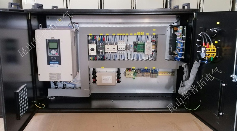 30KW變頻控制箱內(nèi)部元件安裝圖