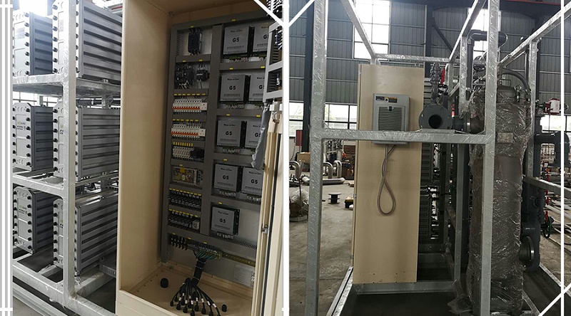 9只電源柜安裝現(xiàn)場