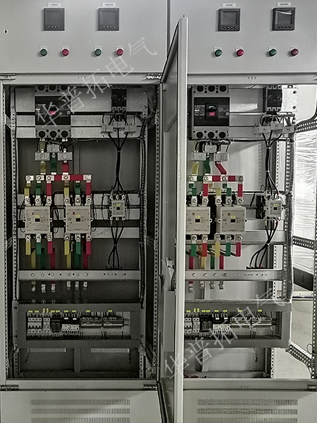 風機星三角啟動柜正面布局