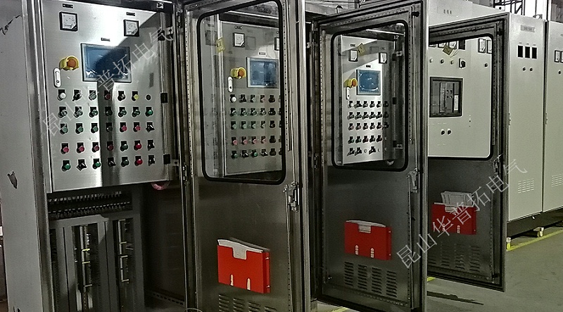 帶觸摸屏的plc變頻控制柜