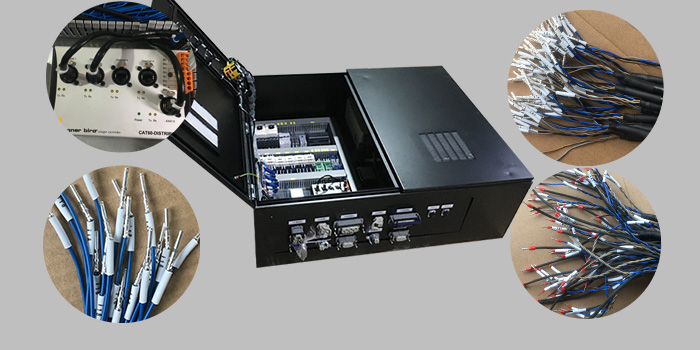 華普拓帶你了解：19臺(tái)帶航空插頭變頻器控制柜安裝制作過程