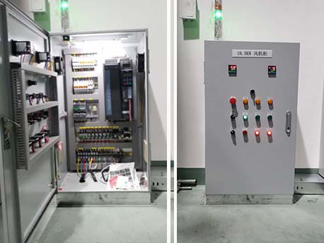 江蘇福潤達車間除塵系統(tǒng)18.5KW變頻風機柜項目案例