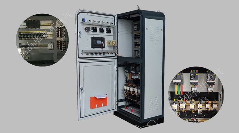 垃圾濾出液處理PLC柜內部結構