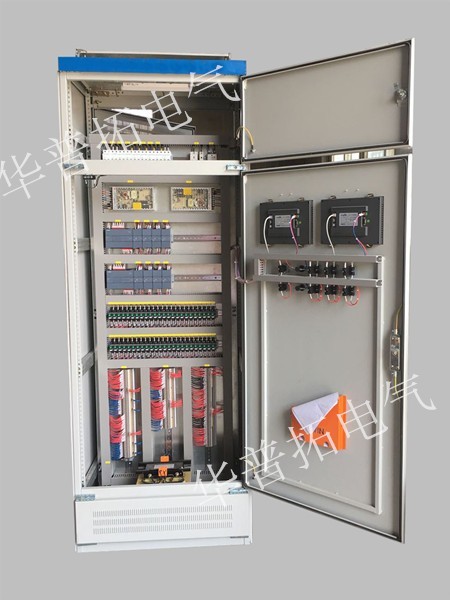 雙觸摸屏PLC控制柜