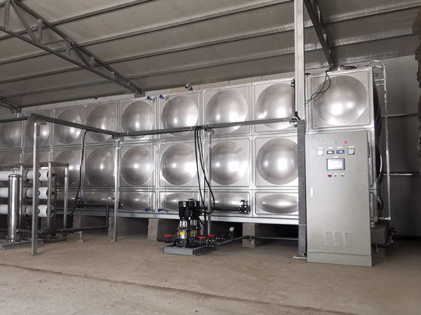 江蘇友康生態(tài)蘑菇水二期純水系統(tǒng)PLC變頻控制柜案例