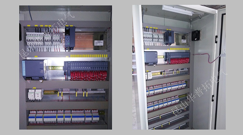 PLC智能控制柜內(nèi)部安裝實(shí)拍