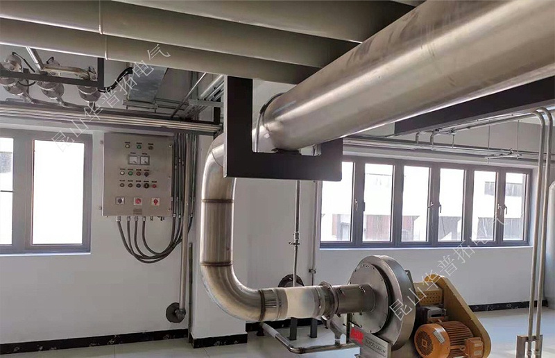 杭州百令制藥綜合發(fā)酵不銹鋼除塵防爆柜控制系統(tǒng)