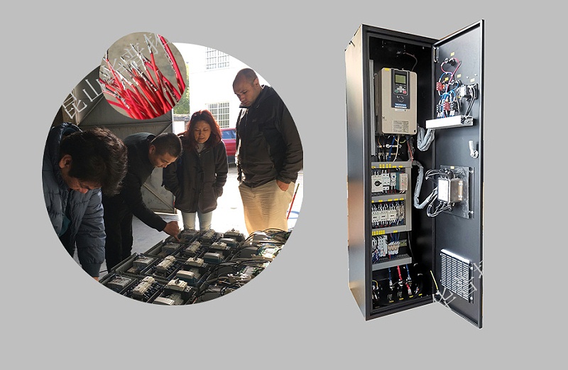 客戶到公司查看生產(chǎn)，對生產(chǎn)進(jìn)度以及產(chǎn)品表示滿意