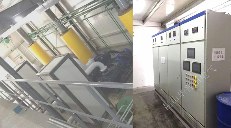 智能軟啟動控制柜及安裝現(xiàn)場圖