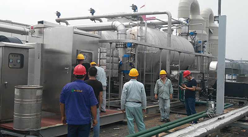 上海高砂RTO焚燒爐廢氣處理節(jié)能PLC控制柜