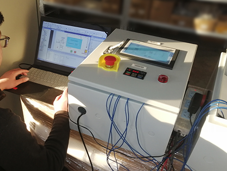 除塵清灰PLC控制箱調(diào)試畫面